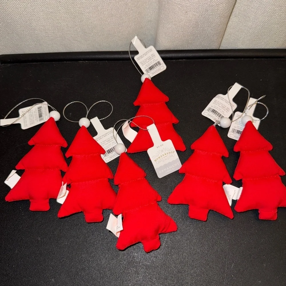 Target, red tree ornaments